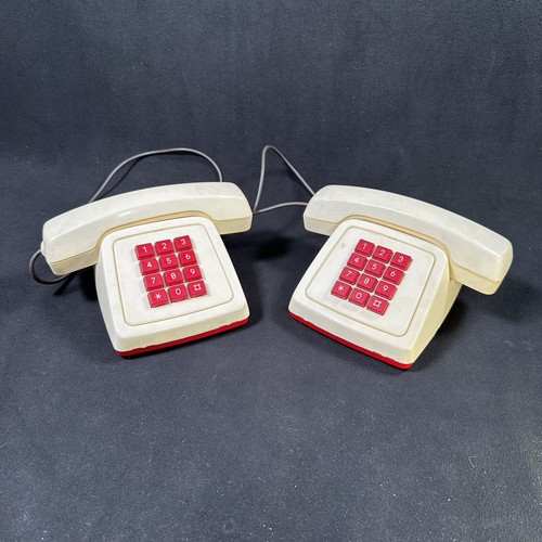 Vintage spielzeug telefon set - vintage,