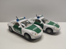2 x Siku 1093 Porsche 911 Carrera Polizei  Die Cast  Modellauto Spielzeugauto