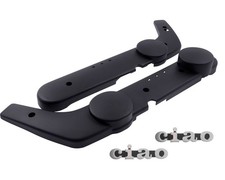 Seitenverkleidung Motor mit Emblem Satz, kompatibel für Piaggio Vespa Ciao Mofa