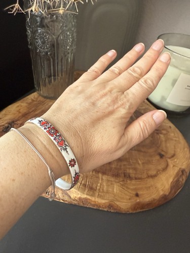Armreif armband emaille - armband,