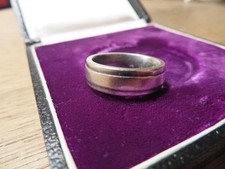 Toller 925 Silber Ring unisex modern schlicht massiv Rillen designer 8,6 g