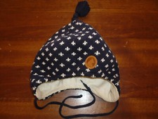 Finkid Mütze Tupsa dunkelblau 50 cm