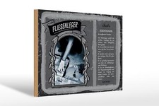 Holzschild Berufe 30x20 cm Fliesenleger maßgenauer Gestalter Schild wooden sign