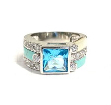 (SIZE 6,7) TURQUOISE &