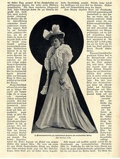 Was die Mode bringt Meisterwerke der Modistin * Text-& Bilddokument von 1901