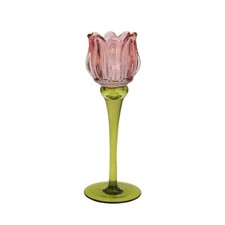 Windlicht Blume Tulpe Glas