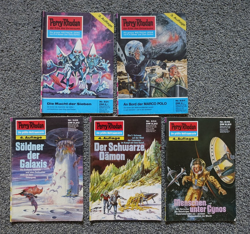 Hefte perry rhodan 3 - 5,