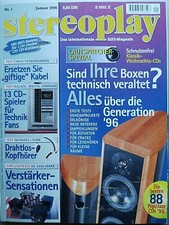 STEREOPLAY 1/96,WILSON ACT ONE,MANGER ZEROBOX 107,T+A TB140,ROGERS STUDIO 7,B&W