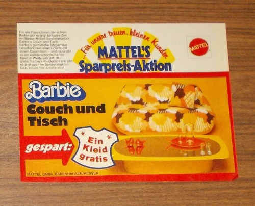 Seltene werbung vintage barbie - seltene,