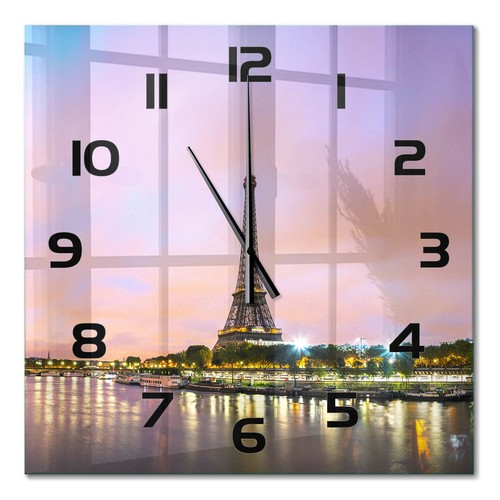 Quadratische glasuhr wanduhr - quadratische,
