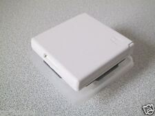 KOPP Steckdose mit Klappdeckel FEUCHTRAUM STANDARD arktis-weiss (IP44) UP FR 