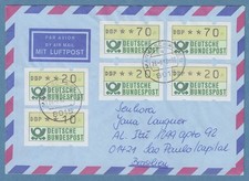 NAGLER-ATM Mi-Nr.1.2  6 Werte