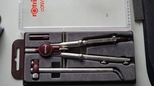 Original rOtring  Zirkel-Set CONVEX mit Verlängerung  N° 20d