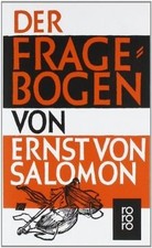 Der Fragebogen von Salomon, Ernst von | Buch | Zustand gut