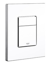 Grohe Abdeckplatte Skate Cosmopolitan alpinweiß, für 2-Mengen- und Start & Stopp