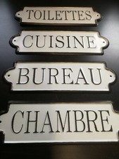 Landhausstil Blechschild Wandbild Schrift Französischer Stil Wandschild ( Regal)