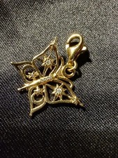 Thomas Sabo Charm-Anhänger Schmetterling CharmClub 925 Sterling Silber vergoldet