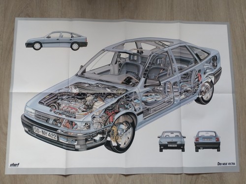 Opel vectra risszeichnung - opel,