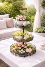 Etagere 3 Körbe Korb Metall