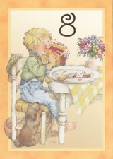 Postkarte Glückwunsch Kind