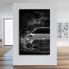 WANDBILD MERCEDES AMG GT
