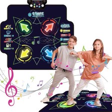Tanzmatte mit Bluetooth,Musik Tanzpad Elektronisch Tanzmatte Kindertanzmatten