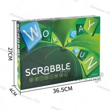 Neu & versiegelt Original Scrabble Brettspiel Familie Kinder Erwachsene pädagogi