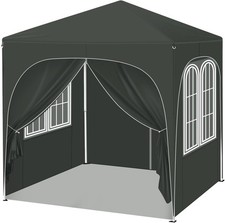 Pavillon 2x2m UV-Schutz Faltpavillon Pop Up Höhenverstellbar 14gr