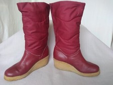 Tolle lange Vintage Winterstiefel Romika  Gr 38,5 mit dicker Krepp-Sohle 80er