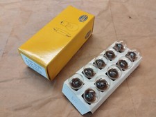 ►► 10x Hella Oldtimer Glühbirne 6V 10W Glühlampe BA15S Kugellampe NEU NOS ◄◄ RAR