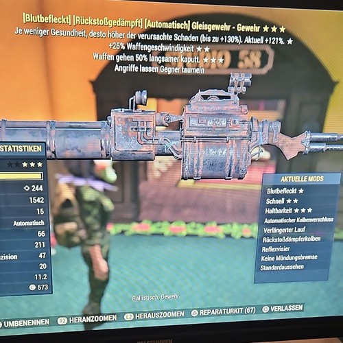 Fallout waffen ps4 ps5 - fallout, b25