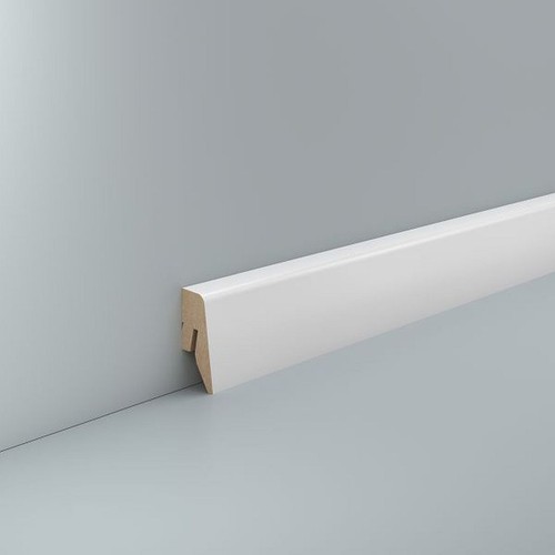 Mdf sockelleiste weiß 15x40 - mdf,