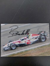 AK Autogramm Autogrammkarte Motorsport Formel 1 Rubens Barichello Hockenheimring