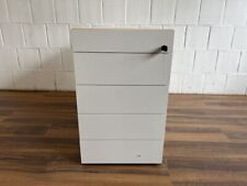 VS Stancontainer mit 5 Auszügen weiß 90cm tief abschließbar