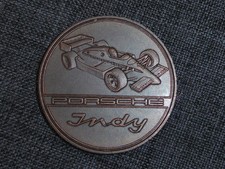 PORSCHE KALENDER MEDAILLE 1988: PORSCHE INDY, Bro, TOP, 40 mm, S24