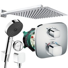 Hansgrohe Ecostat E Unterputz Duscharmatur Regendusche Kopfbrause 30cm Set