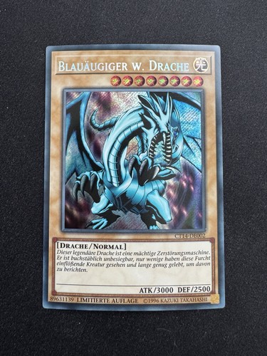 Yugioh blauäugiger drache - yugioh!, w.