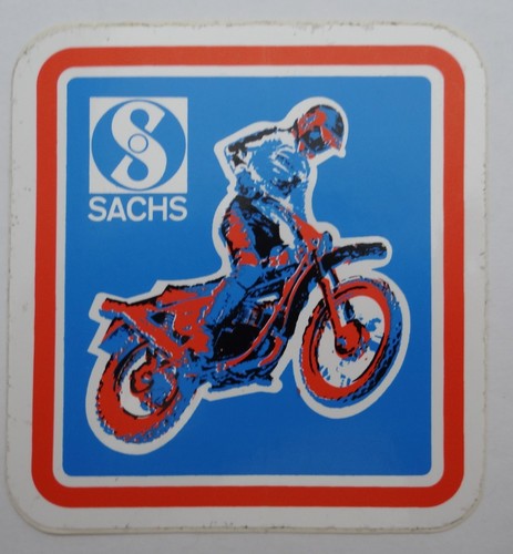 Werbe aufkleber sachs enduro - werbe-aufkleber,