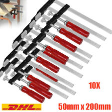 10X Schraubzwingen Set 50mm*200mm Temperguß Spannzwinge Leimzwinge Klemmzwinge