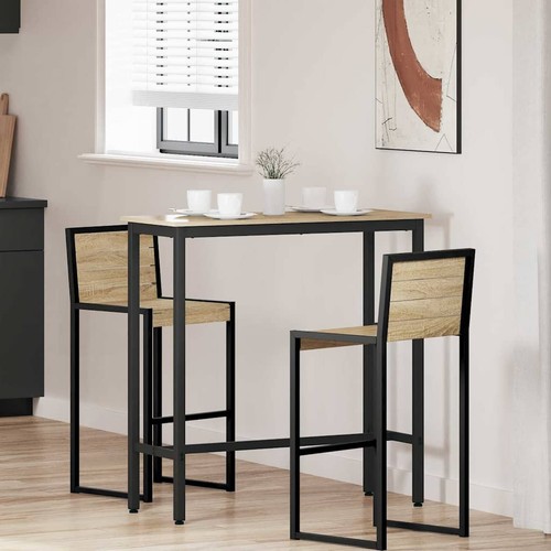 Tisch ingenieure holz stahl - tisch,