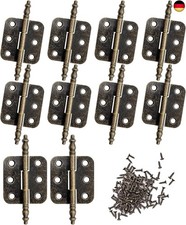 Antike Scharniere Türscharnier Schrank Möbelscharniere Metall Eisen-Scharniere 1