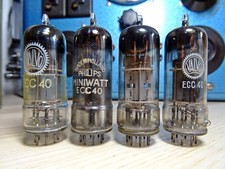 Konvolut 4x Röhre ECC40