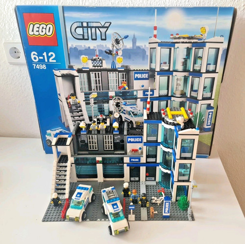 Lego city 7498 polizeistation - city,