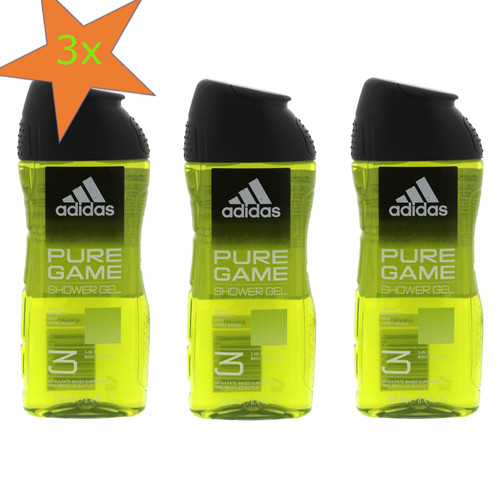 250ml adidas pure game - 3x,