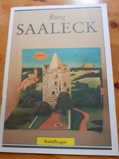 DDR Bastelbogen Burg Saaleck 