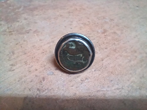 Seldschuken münze ring 925 - münze,