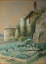 Heinrich TOMEC (Prag 1863-1928 Wien) - Radstadt 1906