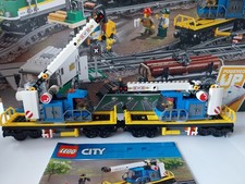 Lego Eisenbahn Anhänger 60198 60052 60098 Waggon Krananhänger