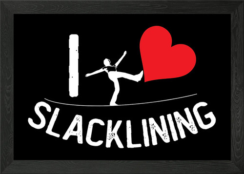 Love slacklining herz - slacklining,