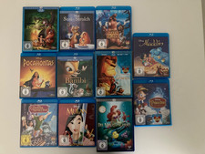 Disneyfilme Blueray 11 Stl. Dschungelbuch, Aladdin, Bambi, ...